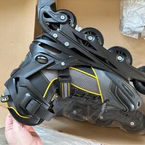 Black and Yellow Inline Skates